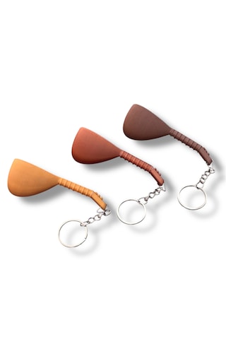 Bağlama Maskot Anahtarlık 9cm Yüksekliğinde 3 Cm Genişliğinde