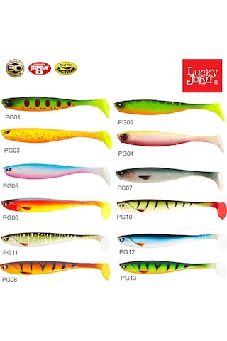 Lucky John Basara 3D Soft Swim 2.5 (6.35 Cm) 8P Silikon Yem