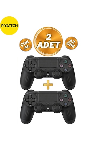 Ps4 Uyumlu Kablosuz Oyun Kolu V2 2'li Paket Kesintisiz Oyun Keyfi