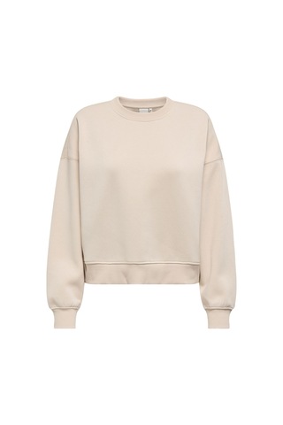 Only Onlbest Lıfe L/s Crew Neck Swt Noos Kadın Gray Sweatshirt - 15338727 Gri