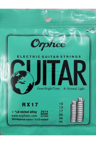 Orphee Rx17 Elektro Gitar Teli 10-46
