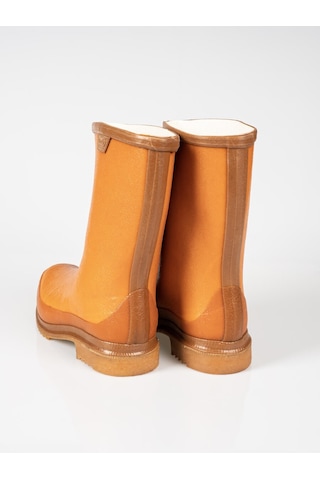 Kocamanlar Derby Krep Kauçuk Kaymaz Soğuk Su Geçirmez İş Ve Av Botu Çizmesi Turuncu