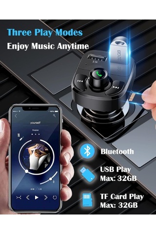 Qc 3.1a Usb & Pd /tf Fm Transmitter