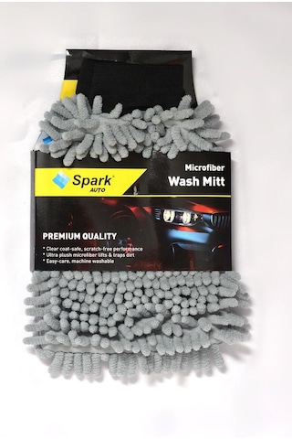 Polikur 3219 Güderi Oto Kurulama Bezi & Spark 7050 Oto Eldiveni & Spark 2315 Havlu Bez 3'lü Set