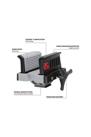 Bog Deathgrip Ultralite Switcheroo & Arca-swiss Alüminyum Tripod Başlığı 1117132 Tripod Kafası