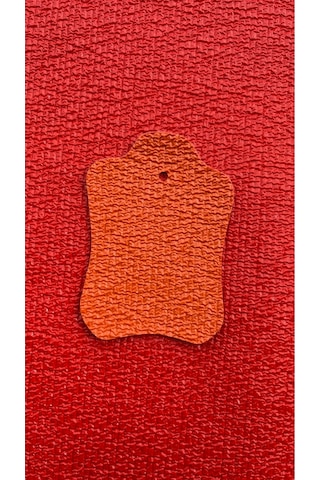 Elsa Desen Suni Deri Döşemelik, Çantalık 100 X 140 Pantone 16-1459tcx Pantone 16-1459tcx
