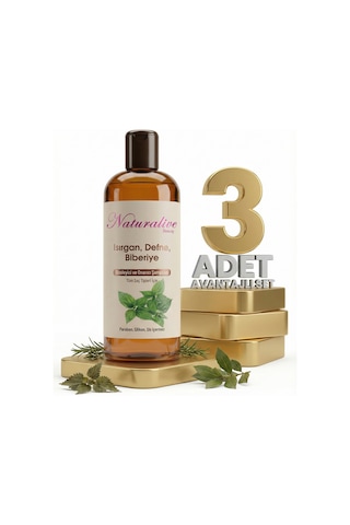 Naturalive Tüm Saçlar İçin Şampuanı 3x500 Ml