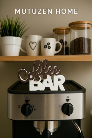 Coffee Bar Temalı Kahve Köşesi Yazısı - Biblo 1