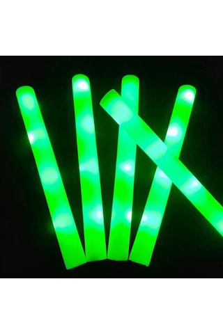 6 Adet Renkli Led Işıklı Çubuklar Rgb Led Işıklı Köpük Çubuk Neşe Tüpü Karanlık Işık Doğum Günü Düğün Parti Malzemeleri Mor