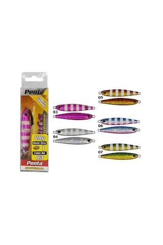 Kaido Penta Slow Jig 7 Gr Zebra Jig Yem