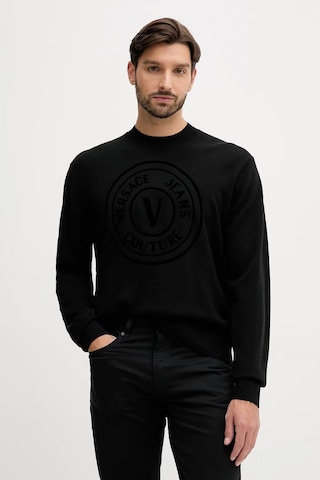 Versace Jeans Couture 79gafm15 Erkek Kazak Siyah