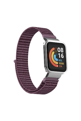Xiaomi Redmi Watch Mi Watch Lite Uyumlu Krd-61 Hasır Nrtk Kordon-no10
