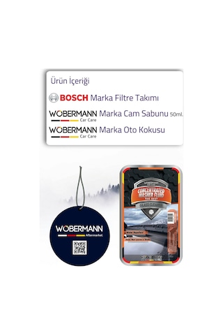 Honda Civic 1.6 Fc5 Bosch  Filtre Bakım Seti 2017-2021 (495330781)