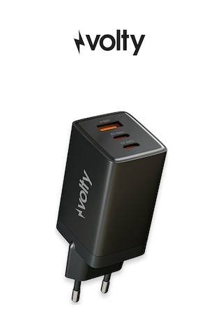 Hızlı Şarj Adaptörü 67w Gan + Type-c Kablo 100w Pd 3 Port, İphone & Samsung Uyumlu V0102011