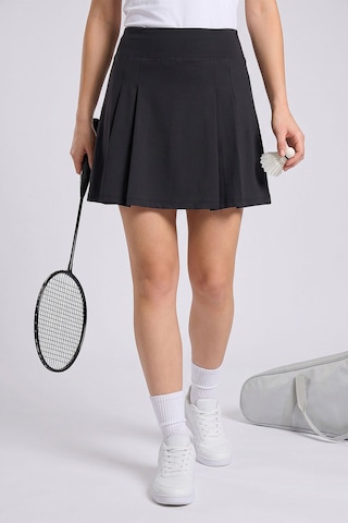 Tommylıfe Siyah Yüksek Bel Kadın Tenis Etek - 94690