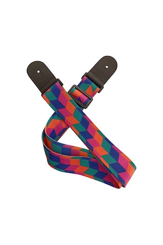 Rj200-c5 Gitar Askısı Deluxe Guitar Strap Deri Başlıklı 2 Katlı