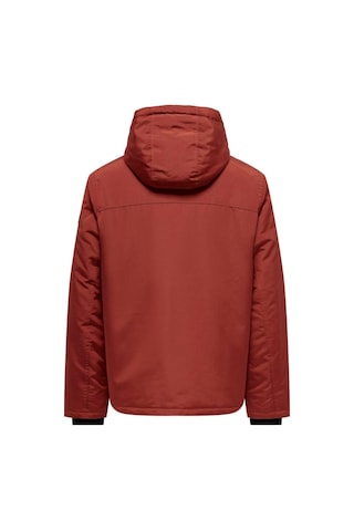 Onsjayden Hood Jacket Otw Vd Kiremit 22025214 Cok Renklı