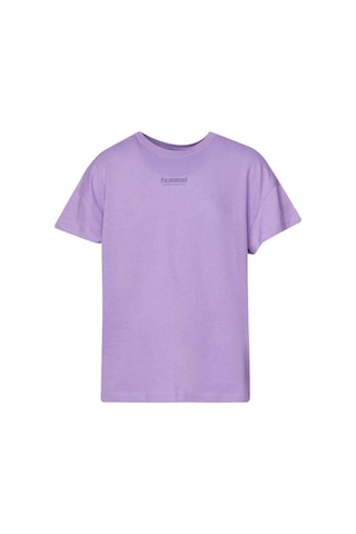 Hummel Peter Oversize Erkek Çocuk Mor Yuvarlak Yaka Tişört Mor