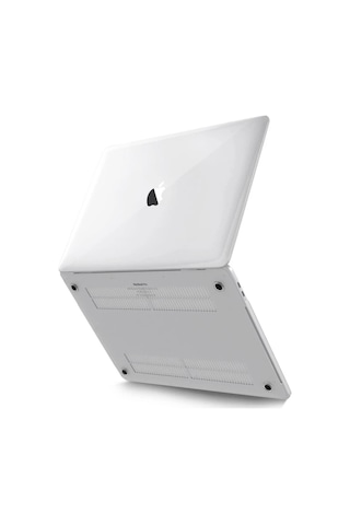Newface Apple Macbook Uyumlu Pro 14.2 2021 Macbook Uyumlu Buzlu Kapak - Şeffaf