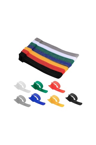 70 Adet Yeniden Kullanılabilir Kablo Bağı, Kablo Cırt Cırtlı, Ev İçin