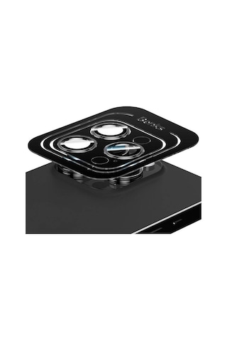 Apple iPhone 15 Pro Max Uyumlu Benks King Kong Corning Kamera Lens Koruyucu Gri