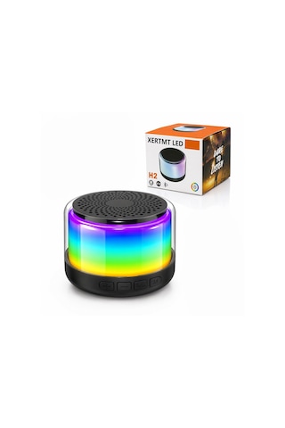 Platoon Pl-4675 Bluetooth Wireless Speaker Hoparlör 3w Usb Şarjlı Rgb Işıklı Bt Sd