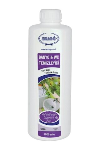 Ersağ Konsantre Banyo Wc Temizleyici 1 L