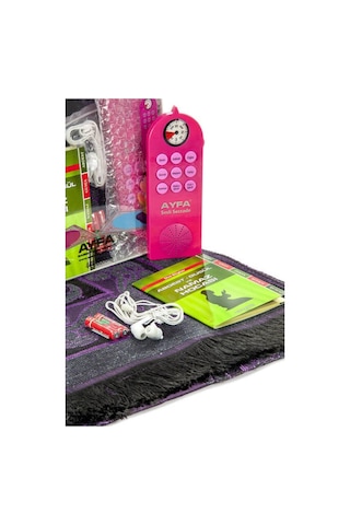 Namaz Kıldıran Sesli Seccade Pembe