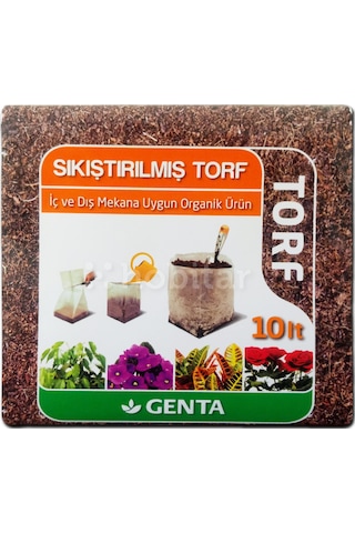 Genta Sıkıştırılmış Torf Cocopeat 10 L N11.188