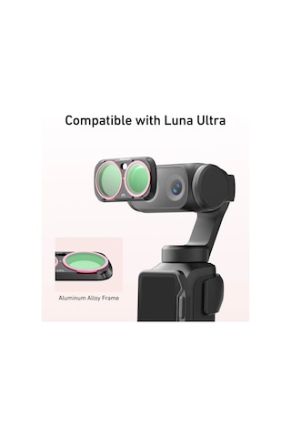 Telesin Insta360 Luna Ultra Uyumlu Filtre Seti Cpl+vnd2-32+ Black Diffusion