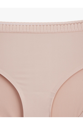 Koton Rahat Kalıp Lazer Kesim Brief Külot Ten Rengi 6slk30132mk