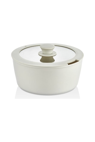 Falez Ars-3023 Aurıs X Large 9 Parca Tencere Setı Krem Krem