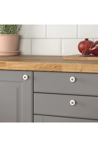 Ikea Klıngstorp 2'li Mobilya Kulpu 30 Mm Krom - Beyaz