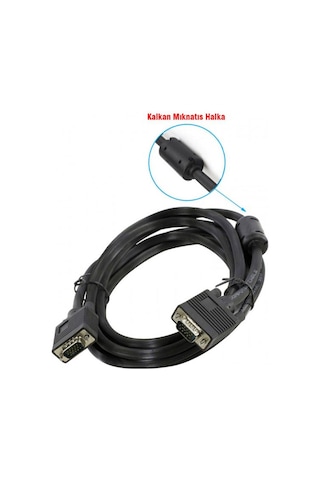 Vga Erkek Erkek Kablo 15 Pin Vga Görüntü Kablosu 2m