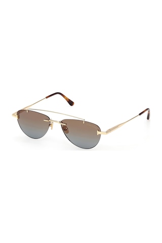 Tom Ford Tf1356 30f 55 Unisex Güneş Gözlüğü Altın