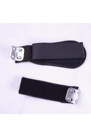 Pazly Suntek Elektrikli Kaykay Ayarlanabilir Ayak Kayışları Ve Stand Siyah Siyah