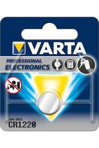 Varta 6220 CR1220 3V Lityum Düğme Pil Varta 6220 CR1220 3V Lityum Düğme Pil