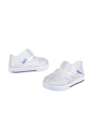 Igor S10171 Star Beyaz Çocuk Sandalet 20-28 Beyaz