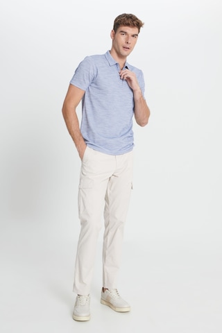 AC&Co / Altınyıldız Classics Erkek Lacı Slim Fit Dar Kesim Polo Yaka Çizgili Cepli Tişört Lacı