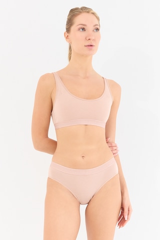 Naphor Touch Ten Yüksek Bel Slip Külot Pudra