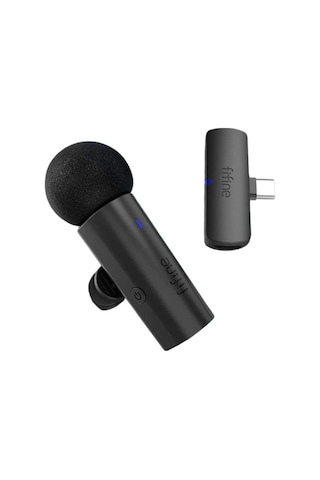 Fifine M6 Kablosuz Type C Yaka Mikrofonu Android PC