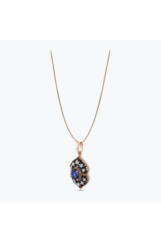 Altınbaş Elmas Safir Kolye N11.330