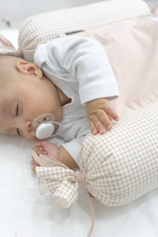 Mordesign Mordesign Bebek Yuvarlanma Önleyici Yastık, Yenidoğan Yan Yatış Yastığı, Puffs Serisi