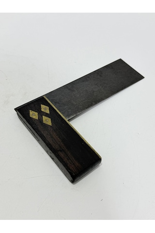 Antika Ahşap Marangoz Gönyesi 15cm 001