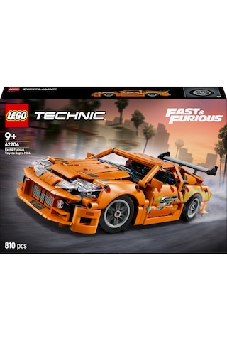 LEGO® Technic Fast and Furious Toyota Supra MK4 42204 - 9 Yaş ve Üzeri Çocuklar için Spor Araba İçeren Oyuncak Yapım Seti (810 Parça)