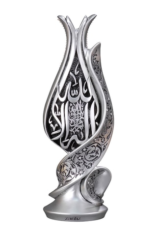 Nakkaş Zarif Lale Tevhid Boytu Orta Boy Gümüş