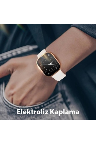 Dux Ducis Hamo Series Apple Watch Uyumlu 45mm İçin Hard Pc Full Koruma Sert Armor Zırh Kılıf- 5775