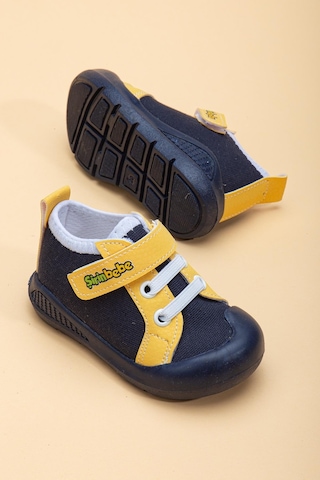 Şirin Bebe Şirinbebe Şiringenç Keten Sarı Erkek İlkadım Bebek Çocuk Ayakkabısı-2872-sarı Sarı