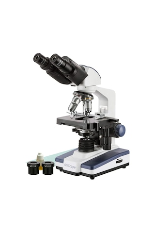 Triline Amscope 2500x Binoküler Bileşik Biyolojik Laboratuvar Mikroskop