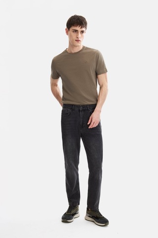 Backandbond Siyah Tapered Fit Denim Pantolon Çok Renkli